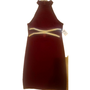 Charlotte Russe Peekaboo gold detail dress!